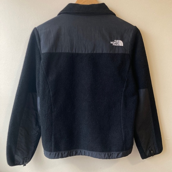 The North Face Womens Fleece Jacket Full Zip Pockets Logo Funnel Neck Small - Picture 5 of 9